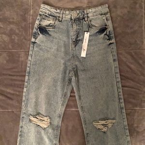 High Waisted Denim Jeans